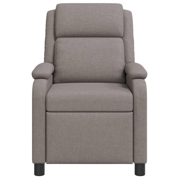 Massagefåtölj Taupe Tyg