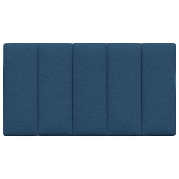 Headboard Cushion "Hanko" Blue 90 cm Fabric