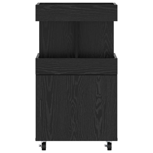 Barvagn Svart ek 50 x 41 x 89 cm Konstruerat trä