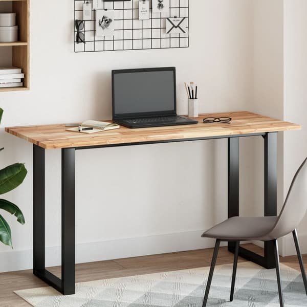 Bordsskiva rektangulär 120x60x2 cm massivt akaciaträ