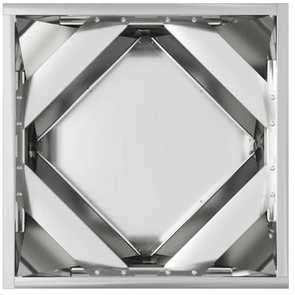 Planteringskärl 2 pcs Silver 40 x 40 x 40 cm Galvaniserat Stål