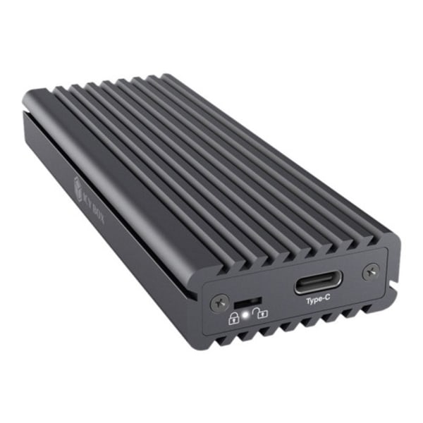 ICY BOX IB-1817MC-C31 - förvaringslåda - M.2 NVMe Card / SATA 6Gb/s - USB-C 3.1 (Gen 2) Grå