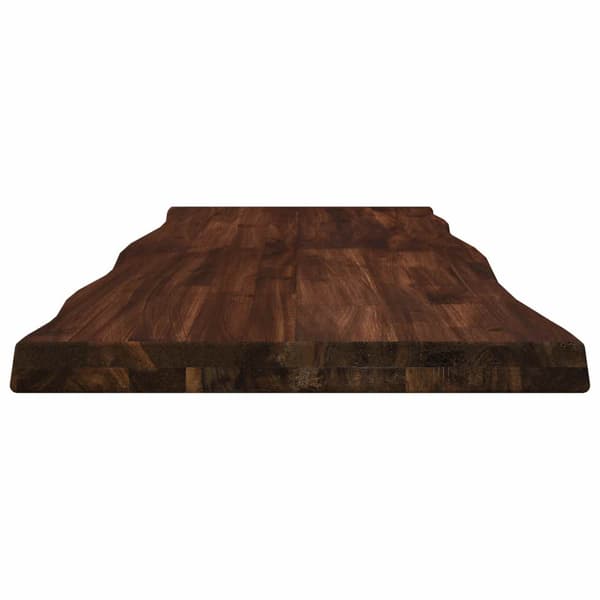 Rektangulärt Bordsskiva 90 x 50 x 3,5 cm Rektangulär Mörkbrun