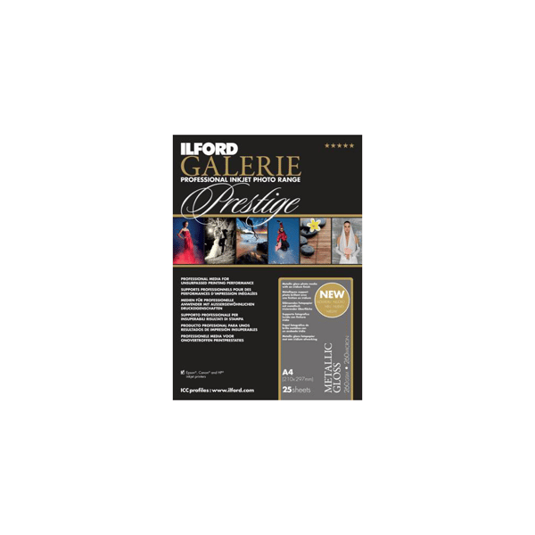 Ilford Galerie Metallic Gloss 260g A4 25 Sheets