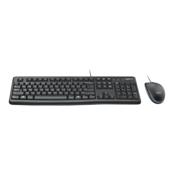 Logitech Desktop MK120 - sats med tangentbord och mus - USA, internationellt Inmatningsenhet