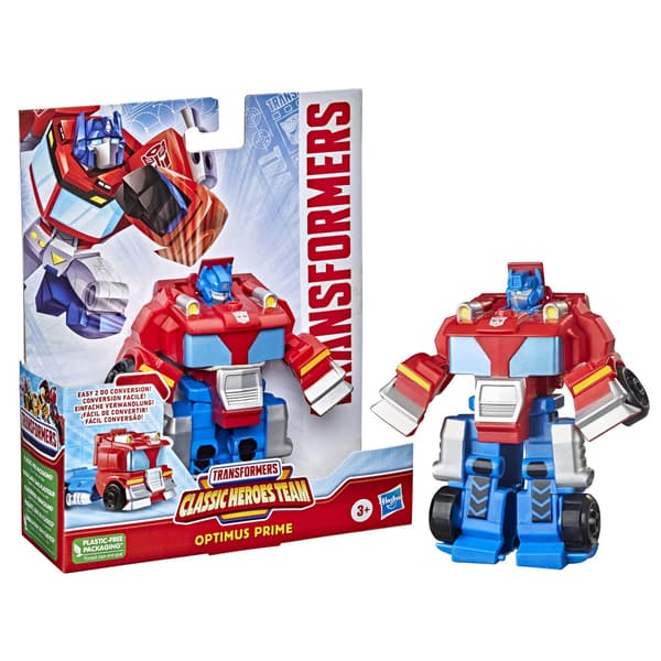 Transformers 1-Step Heroes Figur 11 cm Sort.