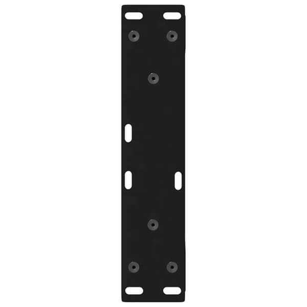 Soffbordsben 2 st svarta 38x(42-43,3) cm stål