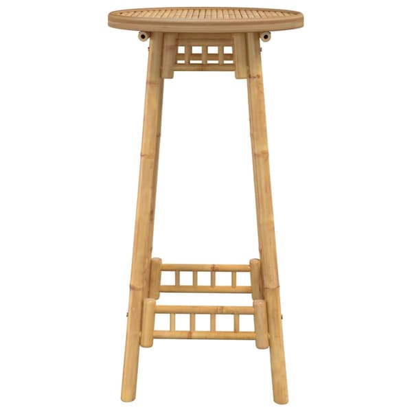 Barbord för utomhusbruk runt Ø55x100 cm bambu