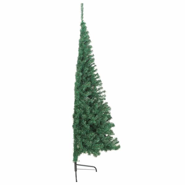 Konstgjord Förbelyst Julgran Grön 210 cm PVC