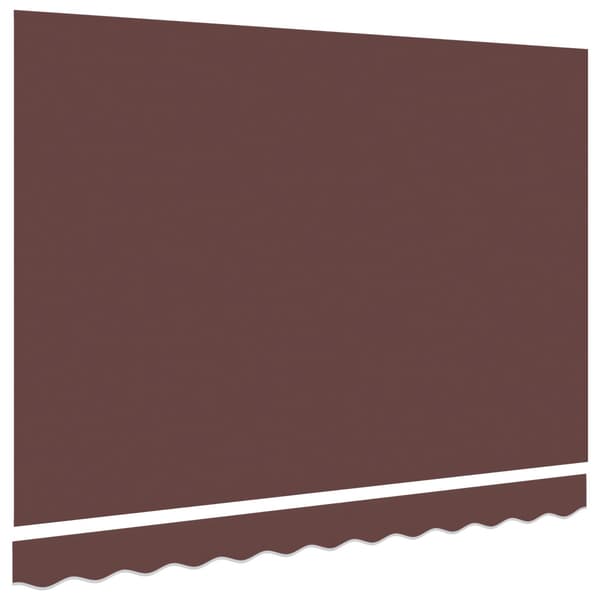 Markisväv Brun 330 x 195 cm Polyester