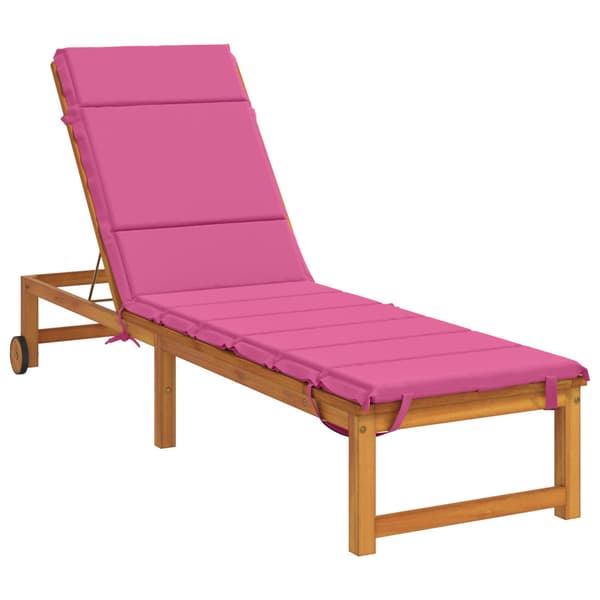 Solstol Kudde GEMERT 100% Polyester Rosa 200 x 50 x 3 cm