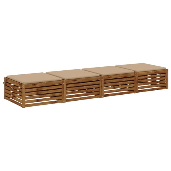 4-delade Sittdynor SOEST 4 st 100% Polyester Sand