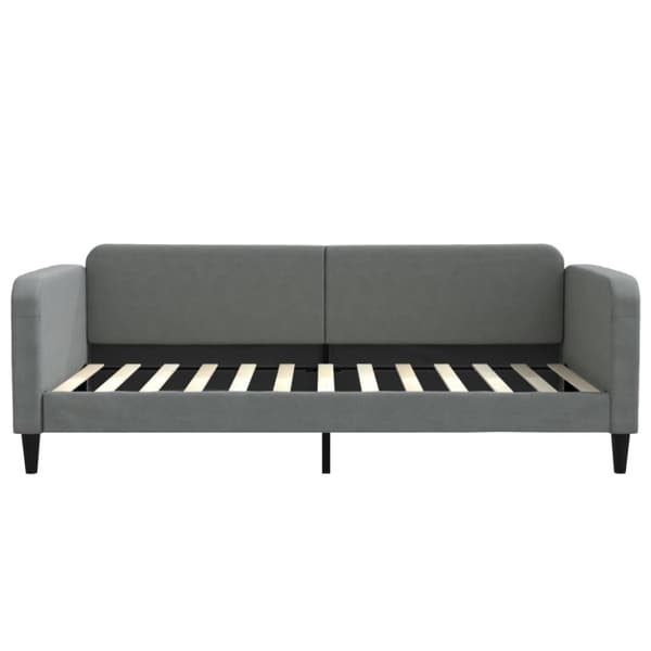 Dagbädd mörkgrå 100x200 cm tyg