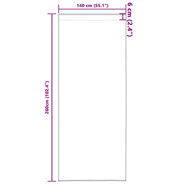 Sammetsgardiner 2 pcs Silvergrå 260 x 140 cm Sammet