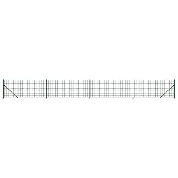 Stängsel med stolpsko grön 0,8x10 m