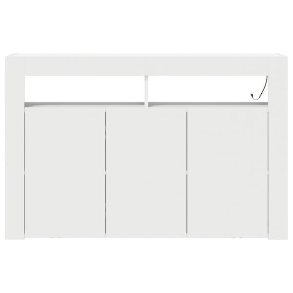 Sideboard Vit 116 x 30 x 75 cm Konstruerat trä