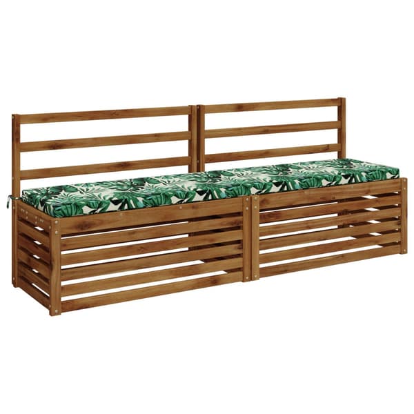 Bänk kudde SOEST 100% Polyester Bladmönster 180 x 40 x 5 cm