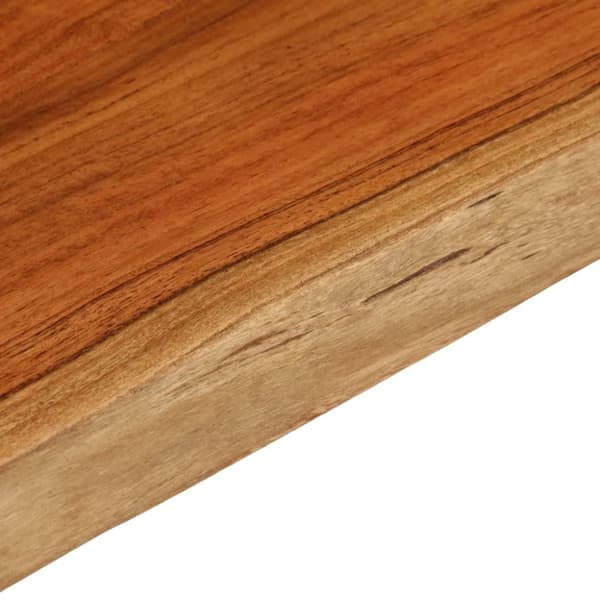 Bordsskiva 80x40x3,8 cm rektangulär massiv akacia rustik kant