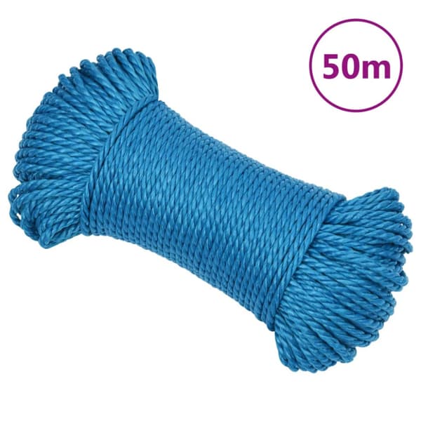 Rep blå 8 mm 50 m polypropylen