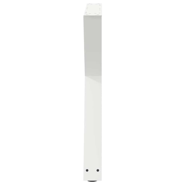Matbordsben 2 st vita 70x(72-73,3) cm stål