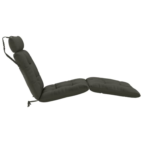 Solstol Kudde VIANEN 100% Polyester Antracit 200 x 80 x 8 cm