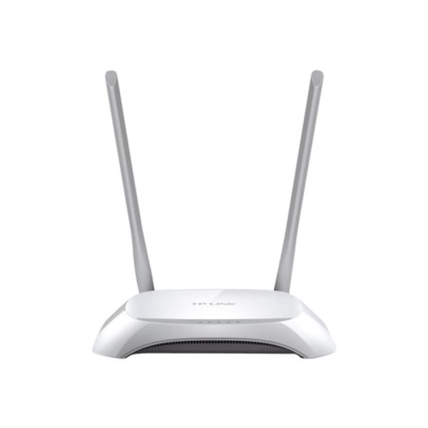 TP-Link TL-WR840N - trådlös router - Wi-Fi - skrivbordsmodell Grå, Vit