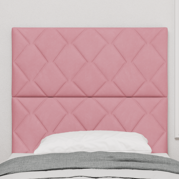 LED huvuddyna Rosa 100 cm Sammet