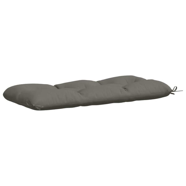 Bänk Kuddar VIANEN 2 st 100% Polyester Grå 100 x 50 x 12 cm
