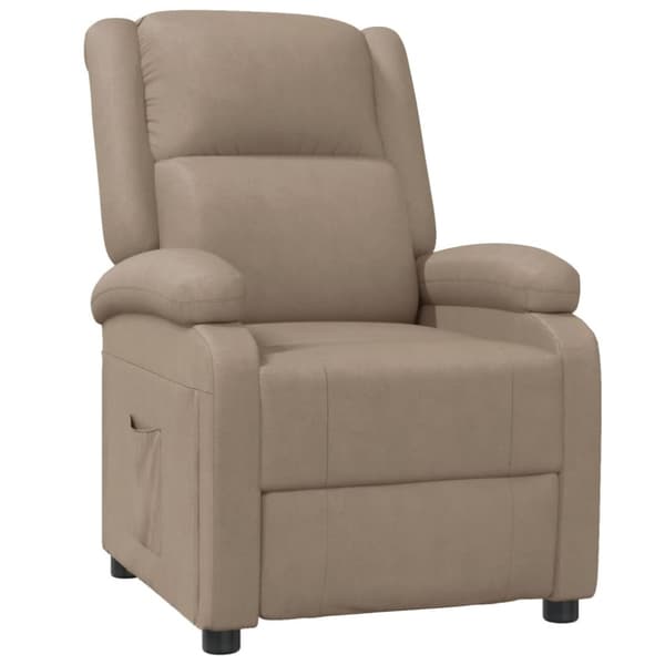 Reclinerfåtölj cappuccino konstläder
