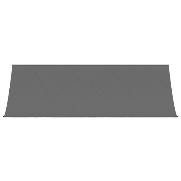 Markis infällbar antracit 400x150 cm tyg och stål