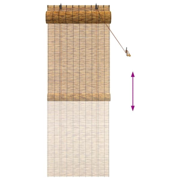 Rullgardin Brun 80 x 220 cm Vass