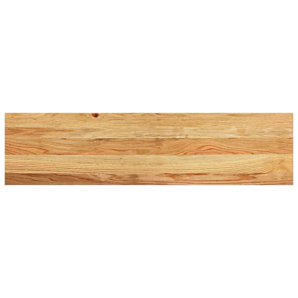 Trappstegsmattor 2 pcs ljusbrun 100x25x2 cm massiv ek