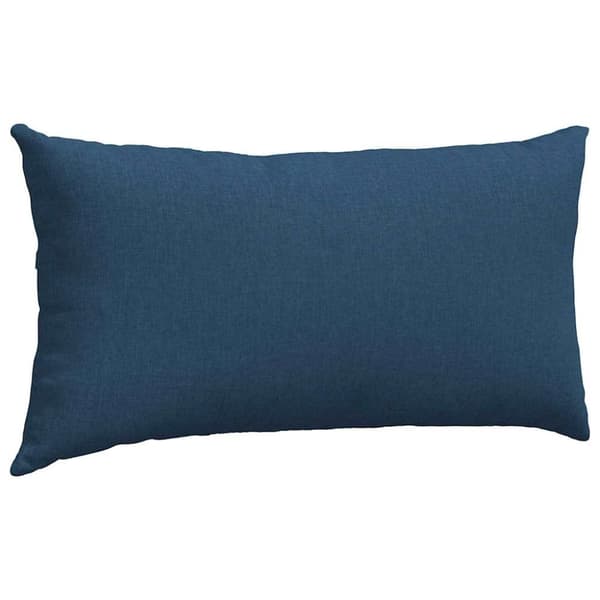 Sofakuddar 2 pcs Blå 80 x 40 cm tyg