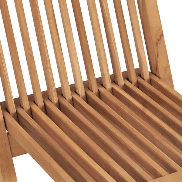 Trädgårds Bistro Set 3 pcs Brun Massivt teakträ