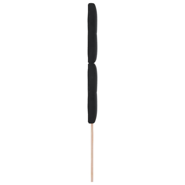 Huvudgavel Svart 80 cm Sammet