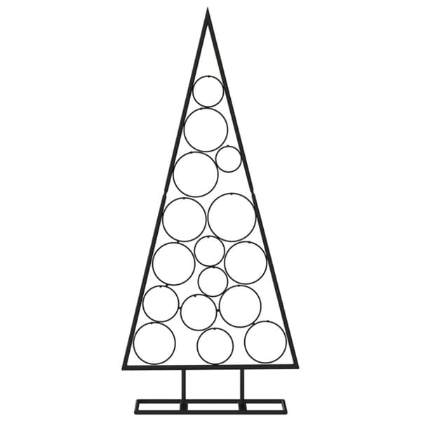 Julgran i metall svart 125 cm