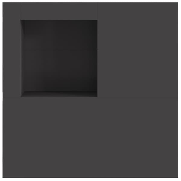 Eldstad Svart 100 x 100 x 30 cm Stål