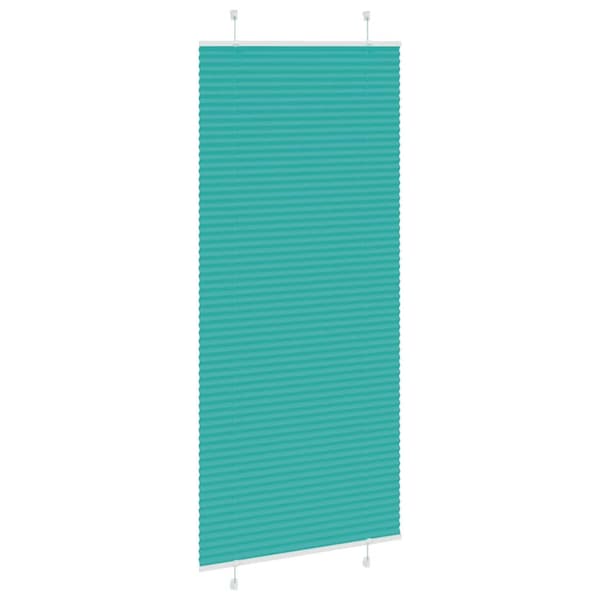 Plisserad persienn bensingrön 95x200 cm tyg bredd 94,4cm