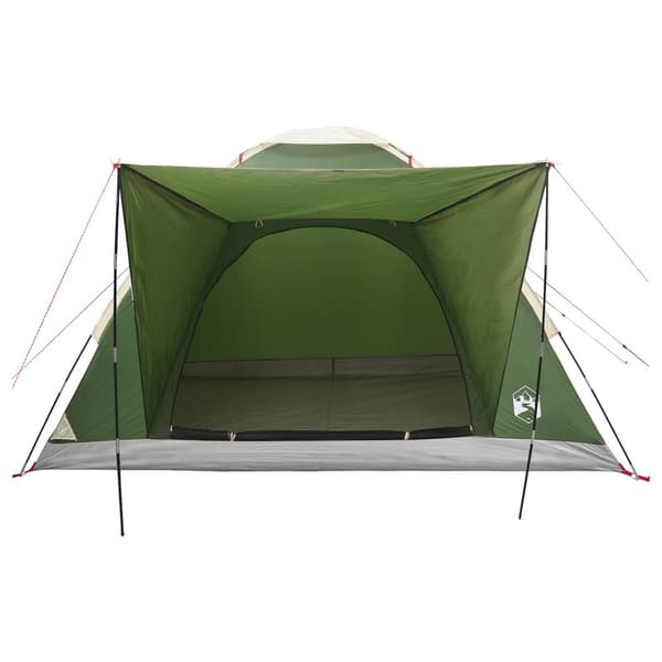 Campingtält med tak Grön 4 personer Polyester och Stål