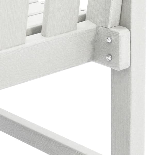 Trädgård Stol 4 pcs Vit 65.5 x 59 x 88 cm polyeten