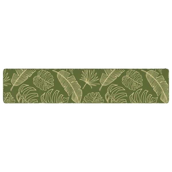 1-delad Bänk Kudde VUGHT 100% Polyester Bladdesign