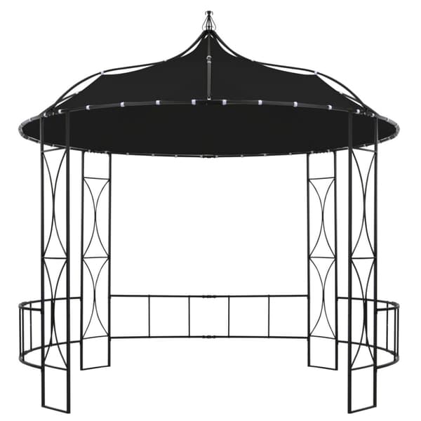 Paviljong 300x290 cm antracit rund