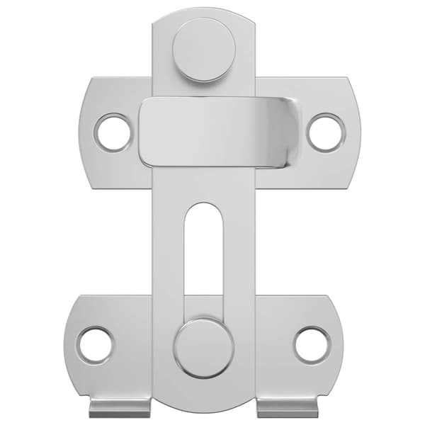Dörrlås 2 pcs Silver 70 x 8 mm Stål