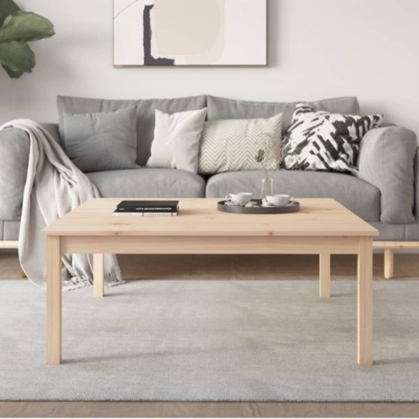 Soffbord 100x100x40 cm massiv furu