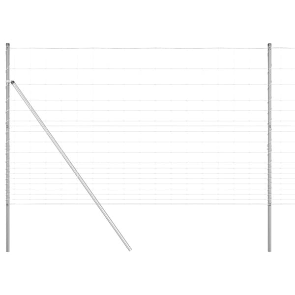 Stängselstolpe Galvaniserad 50 x 1,5 m Stål