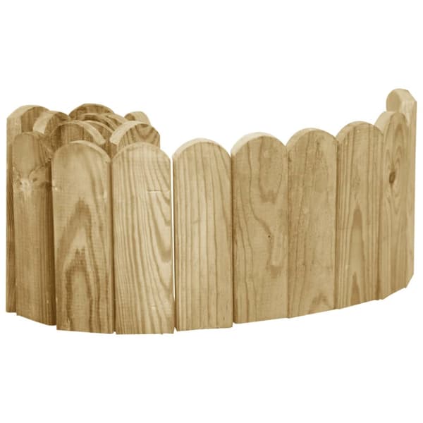 Rabattkant 3 st 120 cm impregnerad furu