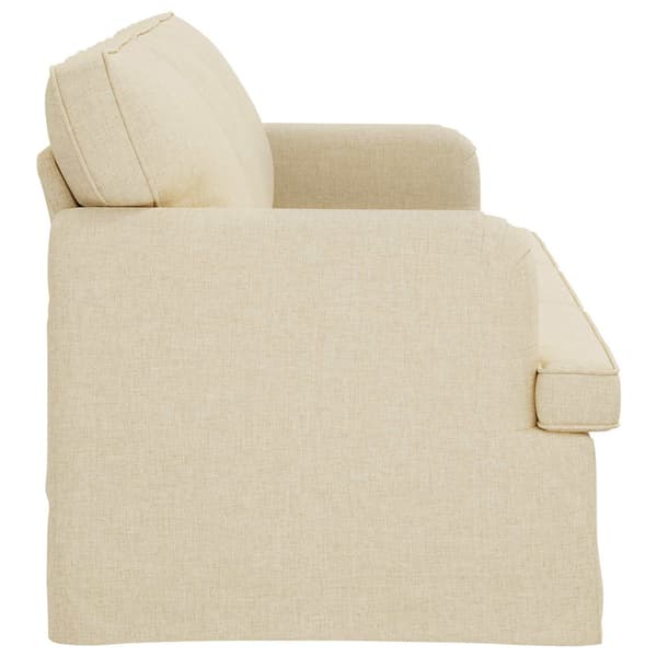 Soffa Kräm 201 x 80 x 85 cm tyg
