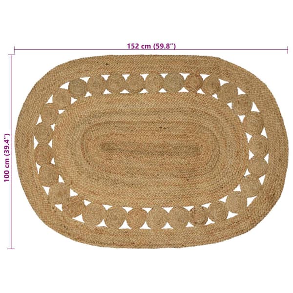 Matta Brun 100 x 152 cm Jute