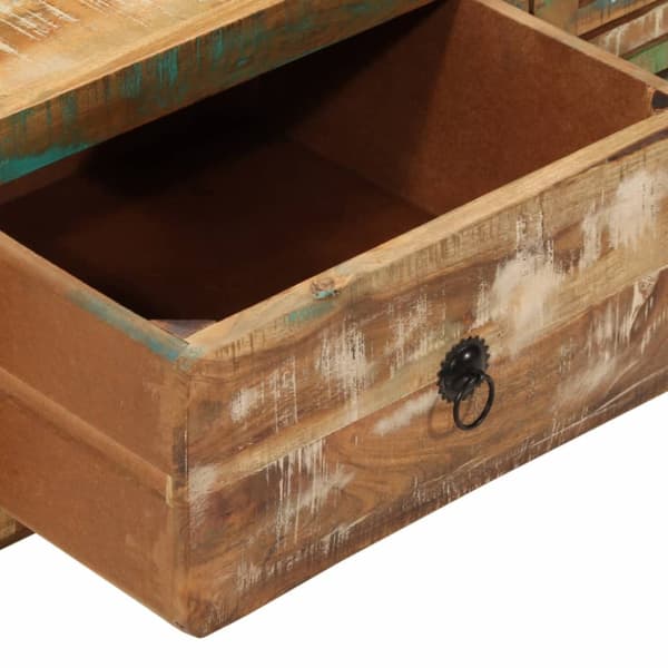 Soffbord 89x55x29 cm massivt återvunnet trä