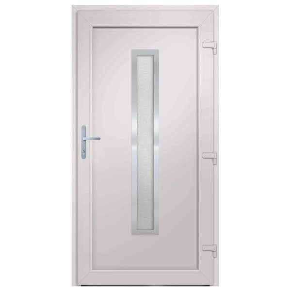 Ytterdörr antracit 98x190 cm PVC